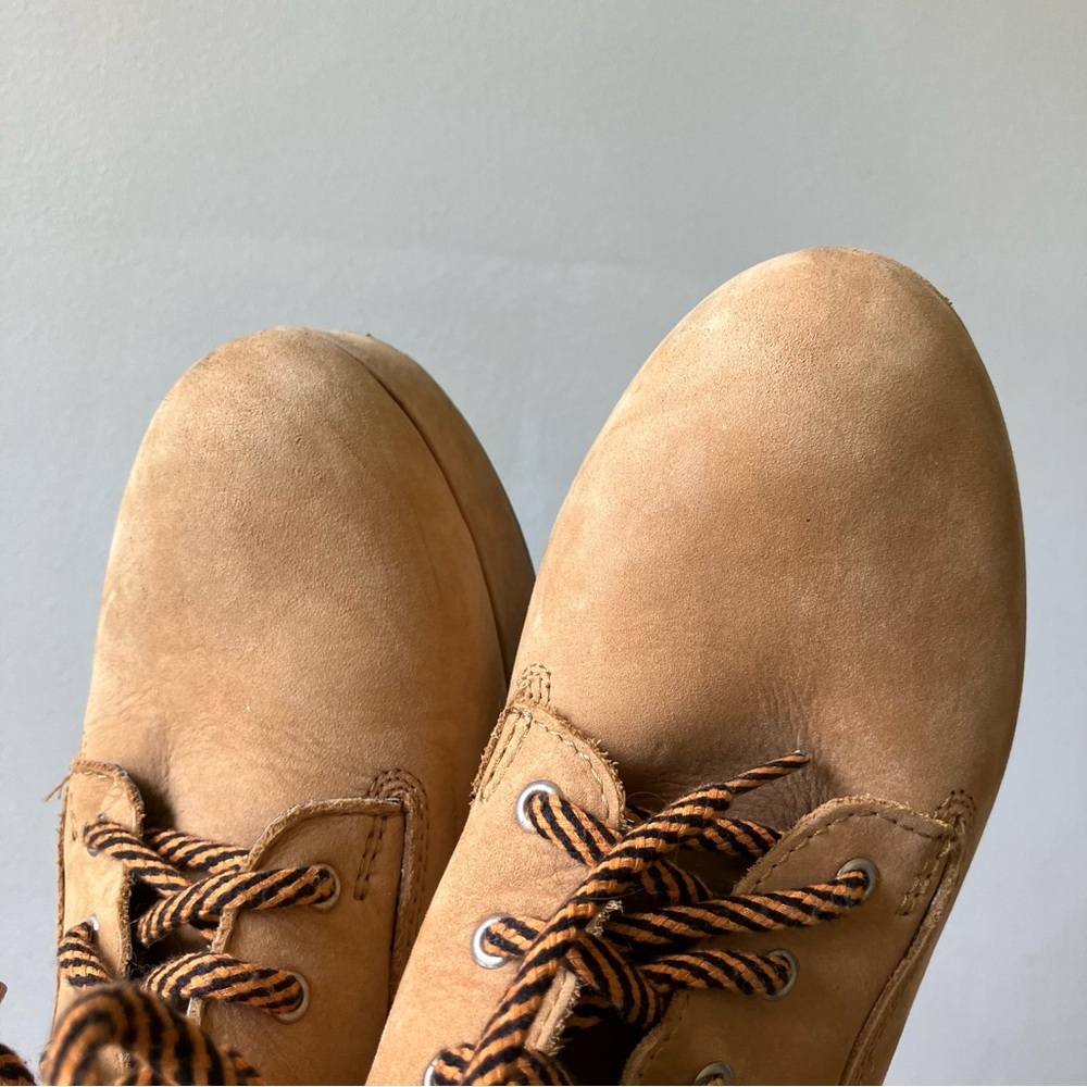 Steve Madden | Russty Leather Lace Up Platform Work Bootie - Picture 5 of 9